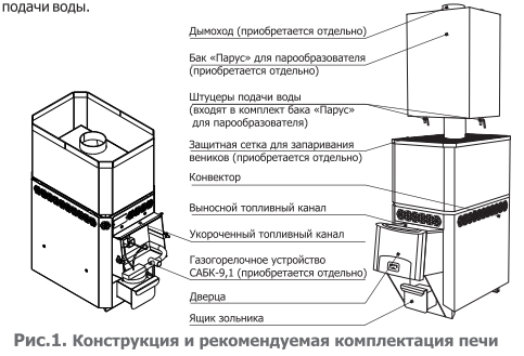 картинка Печь для бани Теплодар Русь 12 Л от магазина RockWood